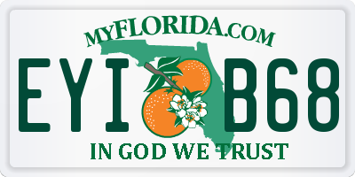 FL license plate EYIB68