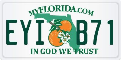 FL license plate EYIB71