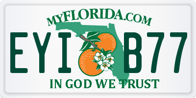 FL license plate EYIB77