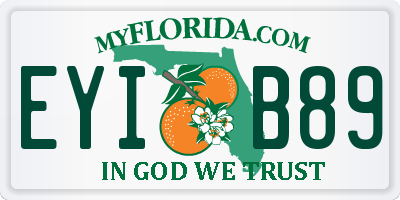FL license plate EYIB89