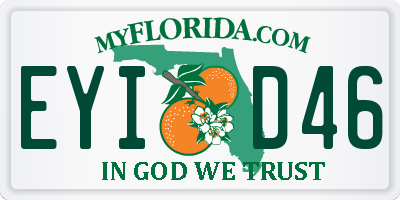 FL license plate EYID46