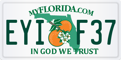 FL license plate EYIF37