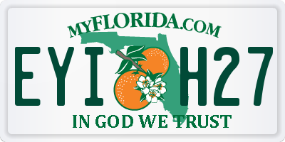 FL license plate EYIH27
