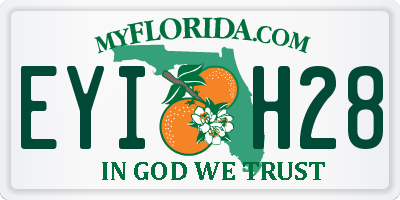 FL license plate EYIH28