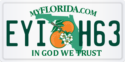 FL license plate EYIH63