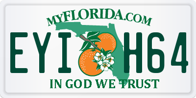 FL license plate EYIH64