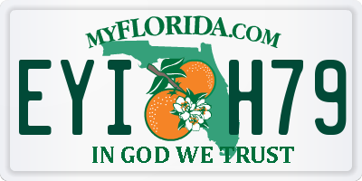 FL license plate EYIH79