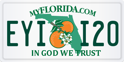 FL license plate EYII20
