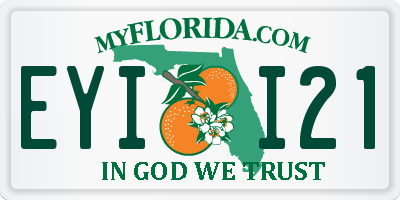 FL license plate EYII21