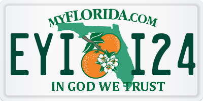 FL license plate EYII24