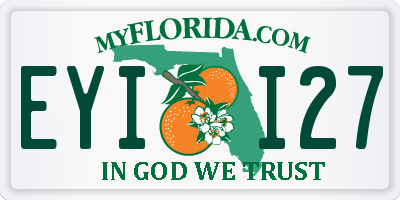FL license plate EYII27