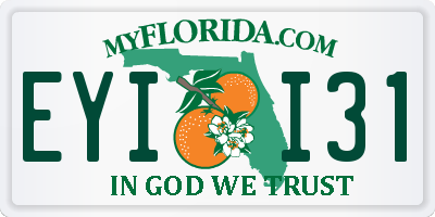 FL license plate EYII31