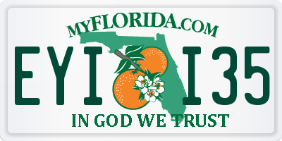 FL license plate EYII35
