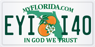 FL license plate EYII40