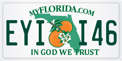 FL license plate EYII46