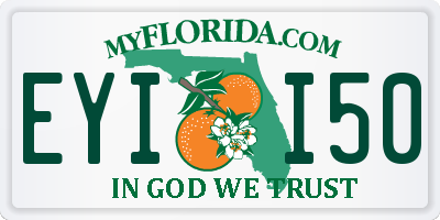 FL license plate EYII50