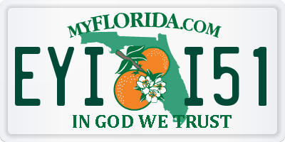 FL license plate EYII51