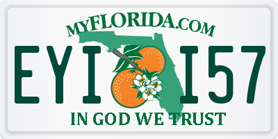 FL license plate EYII57