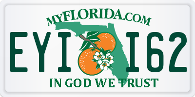 FL license plate EYII62