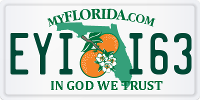 FL license plate EYII63