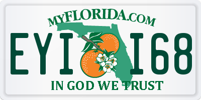 FL license plate EYII68