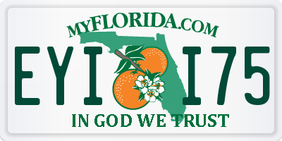 FL license plate EYII75