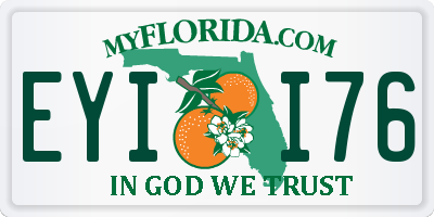 FL license plate EYII76