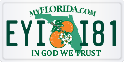 FL license plate EYII81