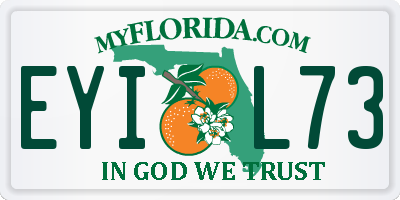 FL license plate EYIL73
