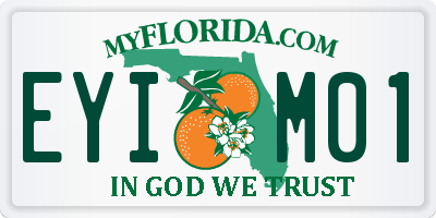 FL license plate EYIM01