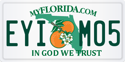 FL license plate EYIM05
