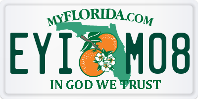 FL license plate EYIM08