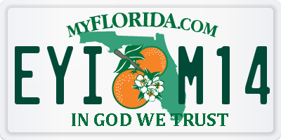 FL license plate EYIM14