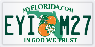 FL license plate EYIM27