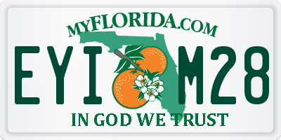 FL license plate EYIM28