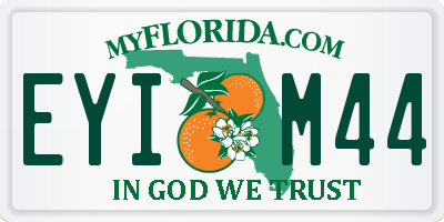 FL license plate EYIM44