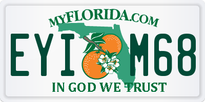 FL license plate EYIM68