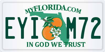 FL license plate EYIM72