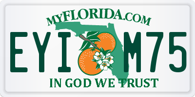 FL license plate EYIM75