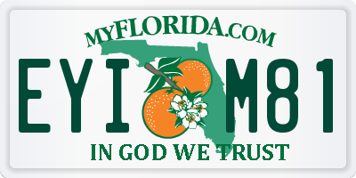 FL license plate EYIM81