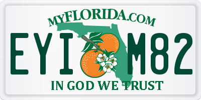 FL license plate EYIM82
