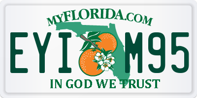 FL license plate EYIM95