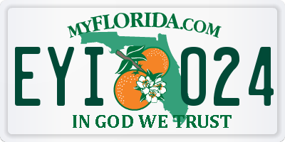 FL license plate EYIO24