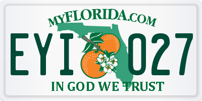 FL license plate EYIO27