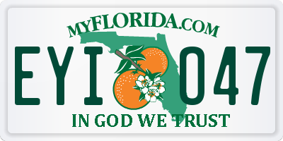 FL license plate EYIO47