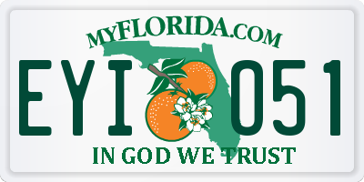FL license plate EYIO51