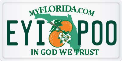 FL license plate EYIP00