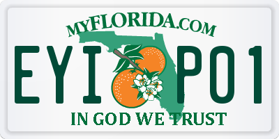 FL license plate EYIP01