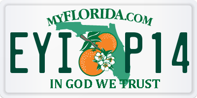 FL license plate EYIP14
