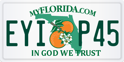 FL license plate EYIP45